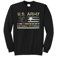 Army Vietnam Veteran USA Flag Veteran Vietnam Army Sweatshirt