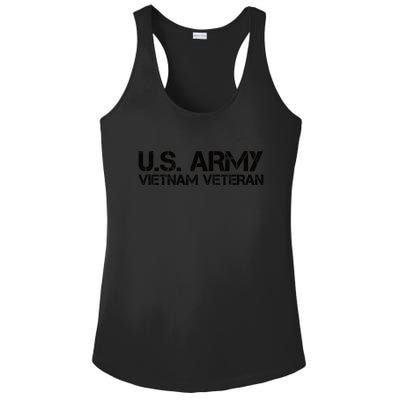 Army Vietnam Veteran Vietnam War Veterans Gifts Ladies PosiCharge Competitor Racerback Tank