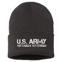 Army Vietnam Veteran Vietnam War Veterans Gifts Sustainable Knit Beanie