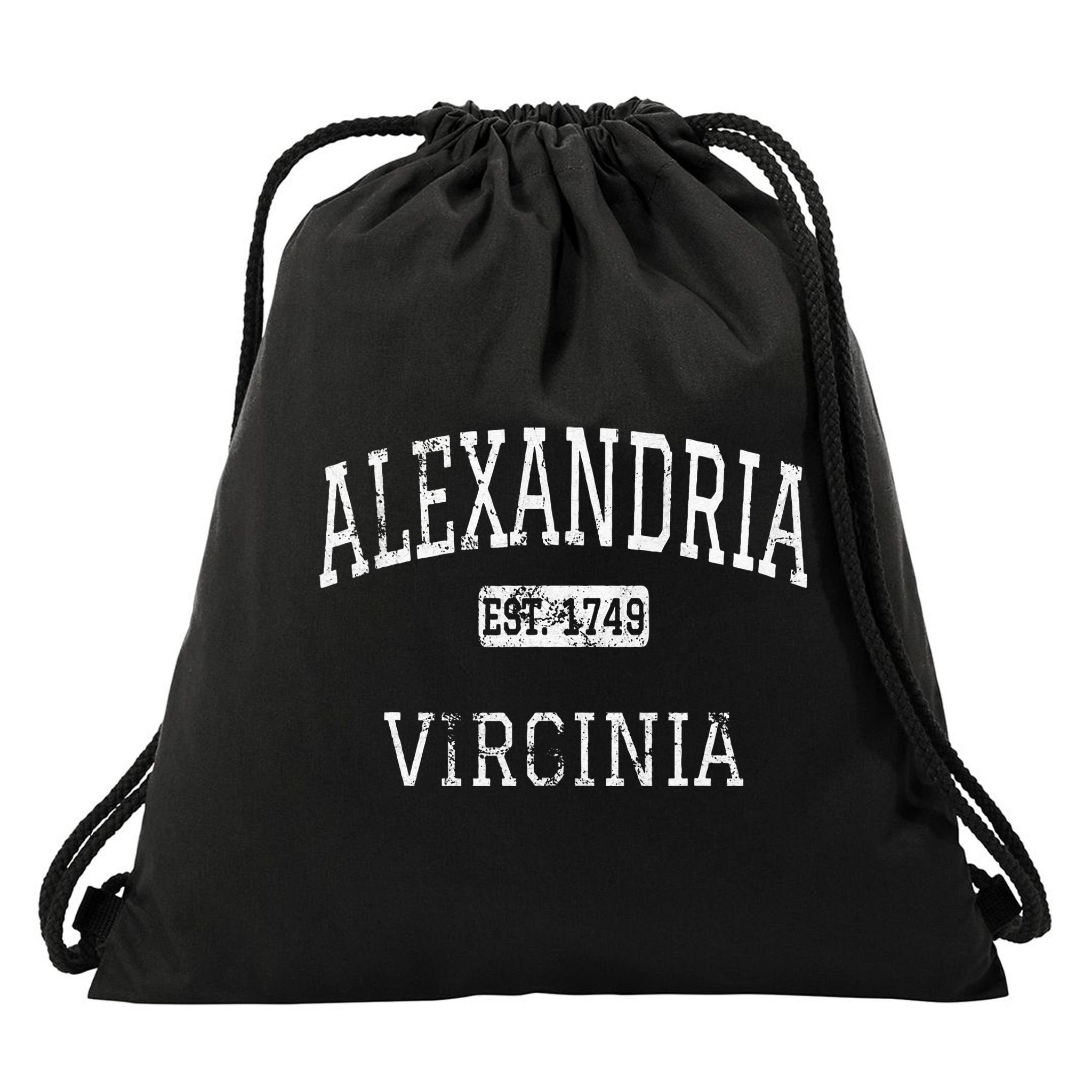 Alexandria Virginia VA Vintage Drawstring Bag