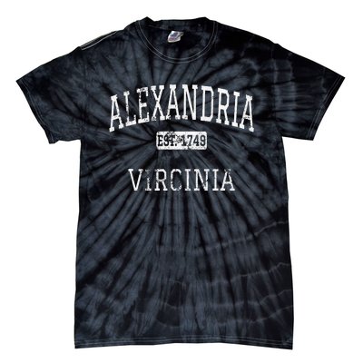 Alexandria Virginia VA Vintage Tie-Dye T-Shirt