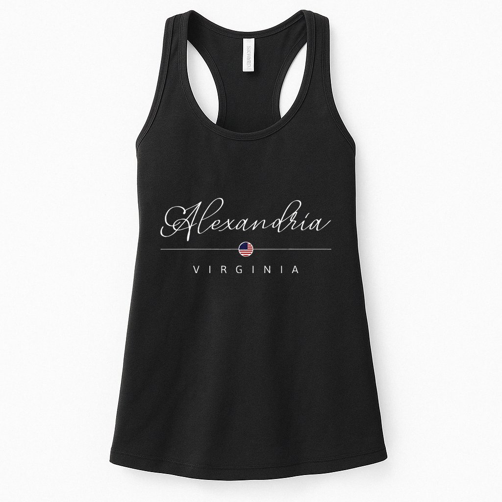 Alexandria Virginia Va On Alexandria Womens Tank Top
