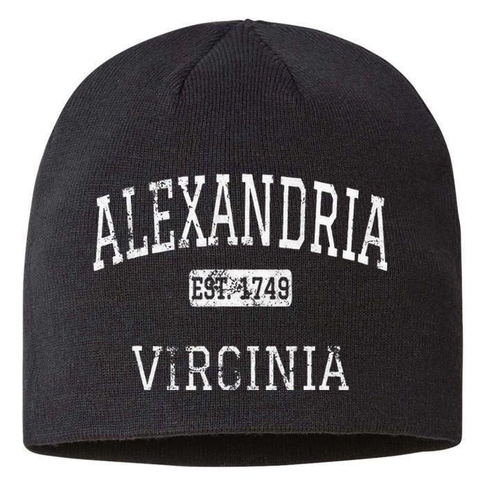 Alexandria Virginia VA Vintage Sustainable Beanie