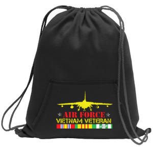 Air Vietnam Veteran Usaf Veteran B52 Vietnam War Sweatshirt Cinch Pack Bag