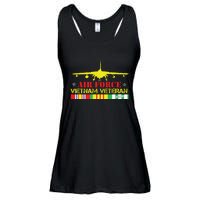 Air Vietnam Veteran Usaf Veteran B52 Vietnam War Ladies Essential Flowy Tank