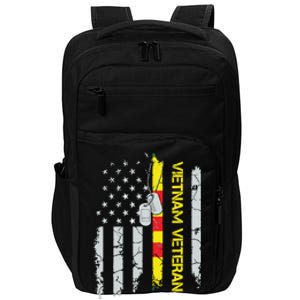 Army Vietnam Veteran Usa Flag Veteran Vietnam Army Impact Tech Backpack