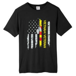 Army Vietnam Veteran Usa Flag Veteran Vietnam Army Tall Fusion ChromaSoft Performance T-Shirt