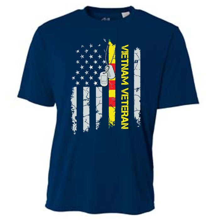 Army Vietnam Veteran Usa Flag Veteran Vietnam Army Cooling Performance Crew T-Shirt