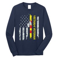 Army Vietnam Veteran Usa Flag Veteran Vietnam Army Long Sleeve Shirt