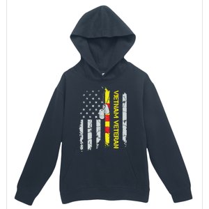 Army Vietnam Veteran Usa Flag Veteran Vietnam Army Urban Pullover Hoodie