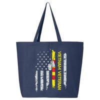 Army Vietnam Veteran Usa Flag Veteran Vietnam Army 25L Jumbo Tote