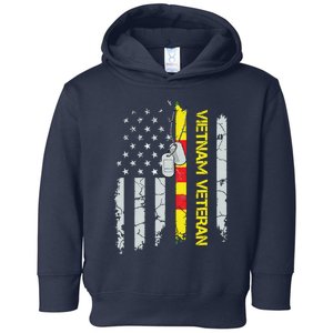 Army Vietnam Veteran Usa Flag Veteran Vietnam Army Toddler Hoodie