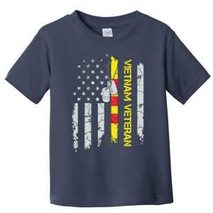 Army Vietnam Veteran Usa Flag Veteran Vietnam Army Toddler T-Shirt