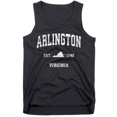 Arlington Virginia Va Vintage Sports Tank Top