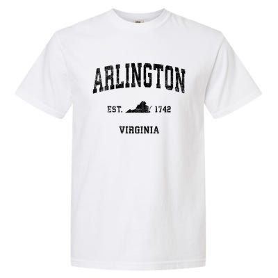 Arlington Virginia Va Vintage Sports Garment-Dyed Heavyweight T-Shirt