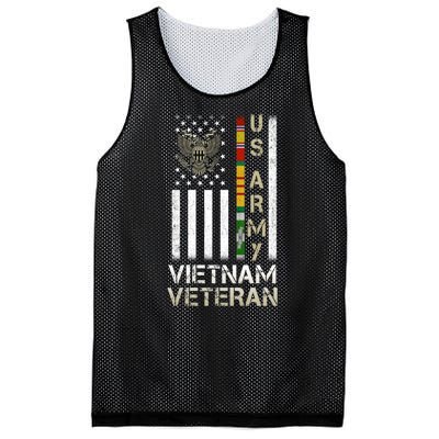 Army Vietnam Veteran Usa Flag Gift Veteran Grandpa Mesh Reversible Basketball Jersey Tank