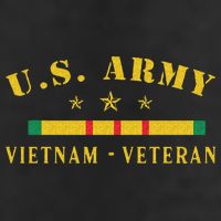 Army Vietnam Veteran 7 Panel Mesh Trucker Snapback Hat