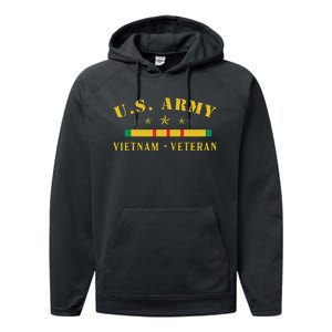 Army Vietnam Veteran Performance Fleece Hoodie