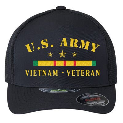 Army Vietnam Veteran Flexfit Unipanel Trucker Cap