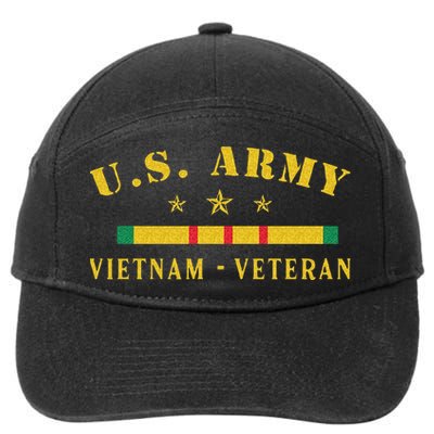 Army Vietnam Veteran 7-Panel Snapback Hat