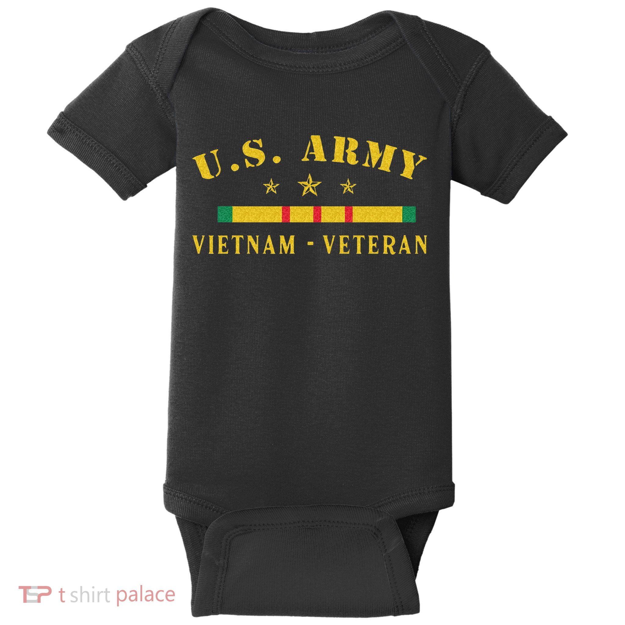 Army Vietnam Veteran Baby Bodysuit