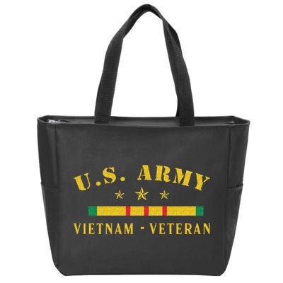 Army Vietnam Veteran Zip Tote Bag