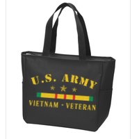 Army Vietnam Veteran Zip Tote Bag