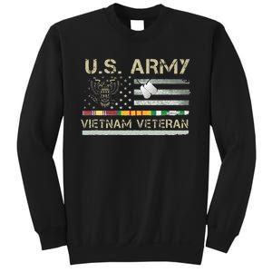 Army Vietnam Veteran USA Flag Veteran Vietnam Army Sweatshirt