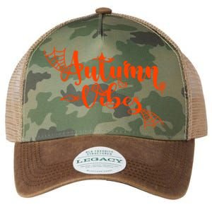 Autumn Vibes With Spooky Design Graphics Cute Gift Legacy Tie Dye Trucker Hat