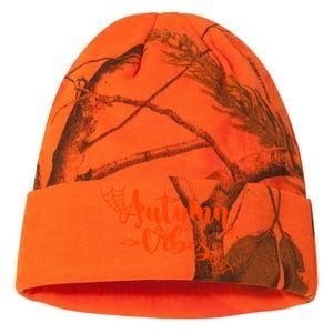 Autumn Vibes With Spooky Design Graphics Cute Gift Kati Licensed 12" Camo Beanie