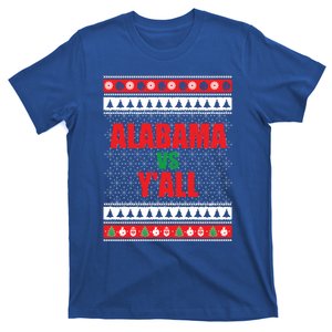 Alabama Vs YAll Christmas Xmas Edition Gift Sweater T-Shirt