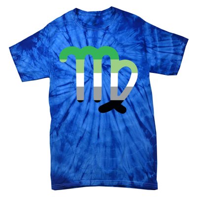 Arotic Virgo Zodiac Sign Arotic Pride Flag Great Gift Tie-Dye T-Shirt