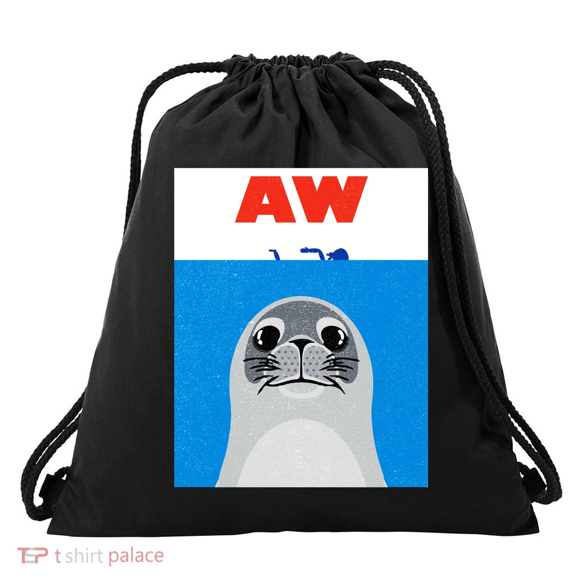 Aw Seal Drawstring Bag