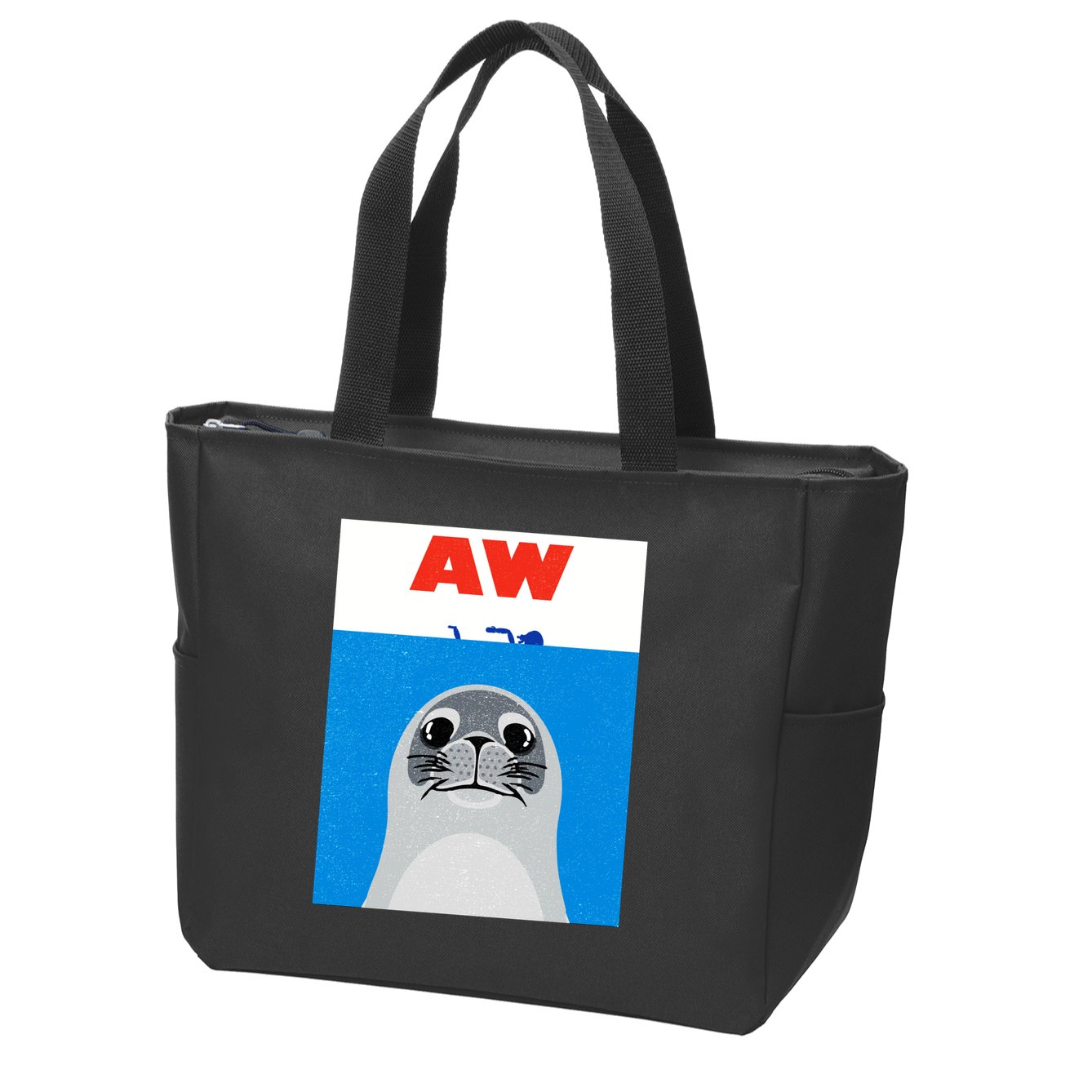 Aw Seal Zip Tote Bag