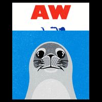 Aw Seal Zip Tote Bag