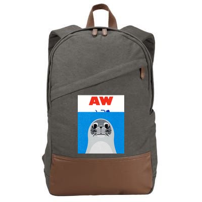 Aw Seal Cotton Canvas Backpack