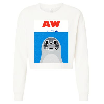 Aw Seal Cropped Pullover Crew