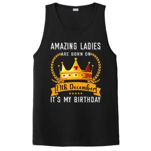 Amazing Women Are Born On 27th December Xmas Birthday Nonnie PosiCharge Competitor Tank