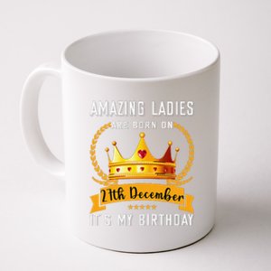 Amazing Women Are Born On 27th December Xmas Birthday Nonnie Coffee Mug