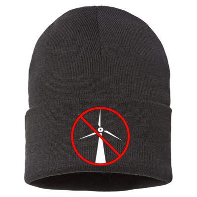 Anti Windmills Anti Wind Turbines Sustainable Knit Beanie