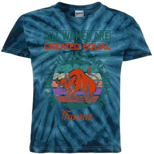 All Women Are Created Equal But The Best Are Born As Taurus Kids Tie-Dye T-Shirt