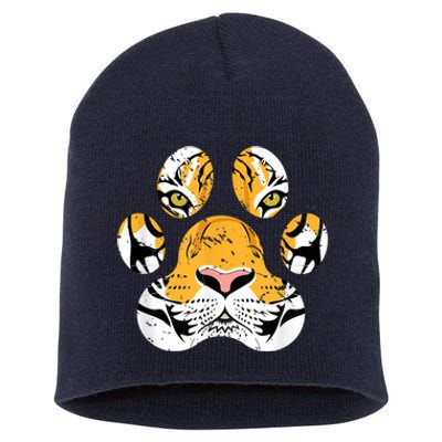 Asia Wild Animal Lover Gift Tiger Short Acrylic Beanie