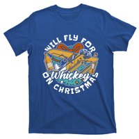 Aviator Whisky Aviation Airplane Aircraft Pilot Christmas Gift T-Shirt