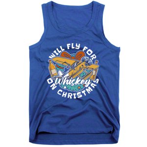 Aviator Whisky Aviation Airplane Aircraft Pilot Christmas Gift Tank Top