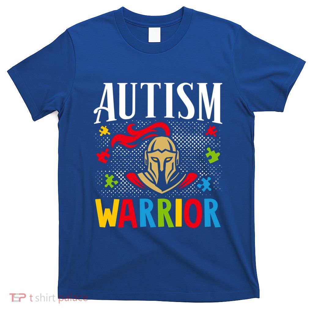 Autism Warrior Awareness Suport Gift T-Shirt
