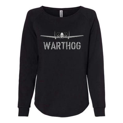 A10 Warthog Attack Jet A10 Thunderbolt Womens California Wash Sweatshirt