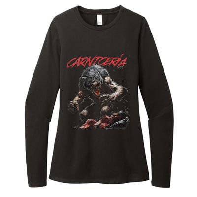 Angry Werewolf Womens CVC Long Sleeve Shirt