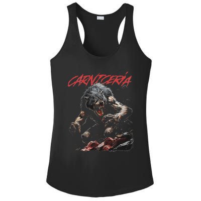 Angry Werewolf Ladies PosiCharge Competitor Racerback Tank