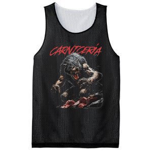 Angry Werewolf Mesh Reversible Basketball Jersey Tank