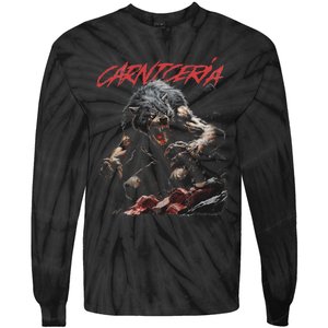 Angry Werewolf Tie-Dye Long Sleeve Shirt